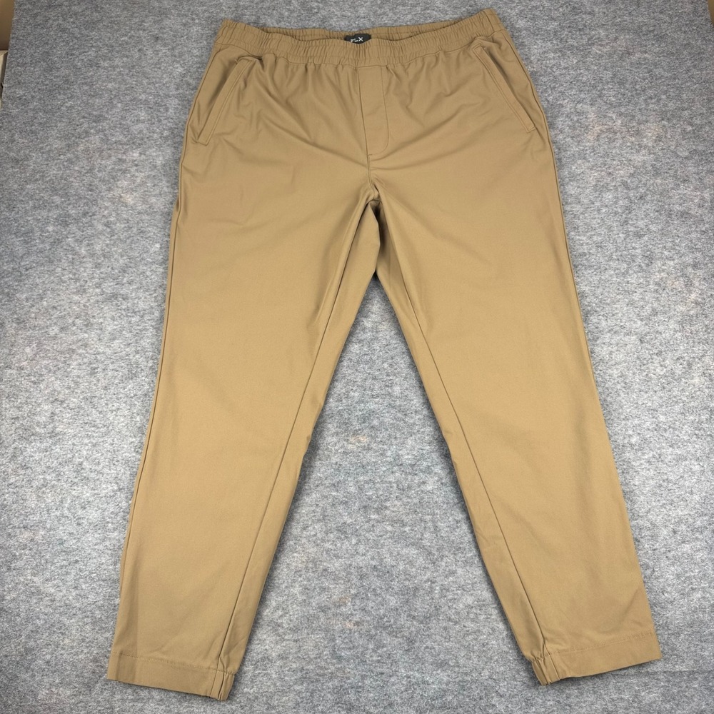 FLX Hybrid Jogger Pants 30" Polyester Khaki Mens XL